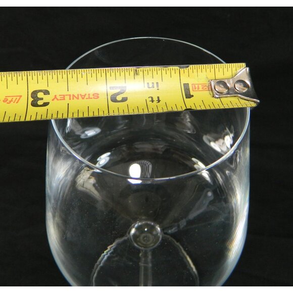 Villeroy & Boch Crystal Wine Glass Etched Signed Red Wine 8.5" - Picture 6 of 9